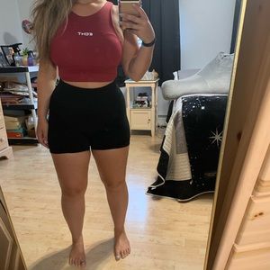 M ECHT Red Sports Bra WITH cups